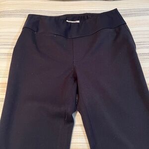 Nic + Zoe Navy Straight Leg Trousers, Size 2